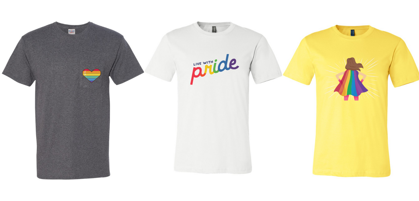 Pride Month Shirt Designs Custom Apparel Accessories in Fayetteville AR Wildheart Designs T Shirt Printing